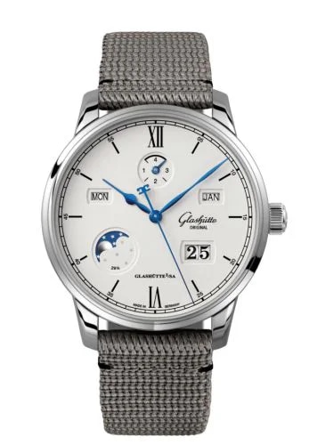 Senator Perpetual Calendar Stainless Steel / Silver / Synthetic