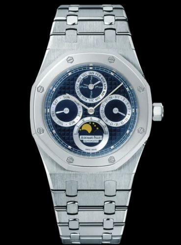 Royal Oak Perpetual Calendar Stainless Steel / Platinum / Dark Blue