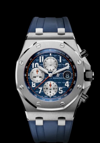 Royal Oak Offshore 26470 Stainless Steel / Blue / Rubber