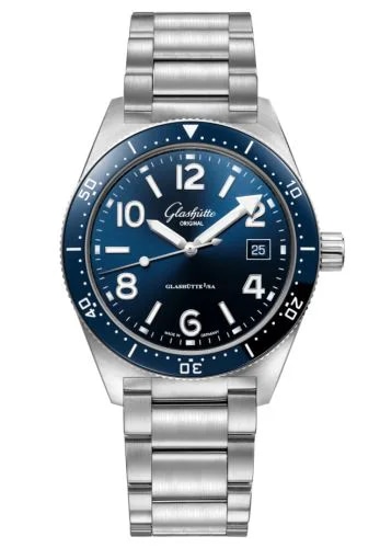 SeaQ Date Stainless Steel / Blue / Bracelet