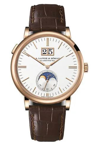 Saxonia Moonphase Pink Gold / Silver