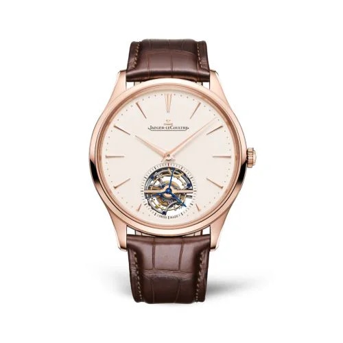 Master Ultra Thin Tourbillon Pink Gold / Eggshell / Alligator