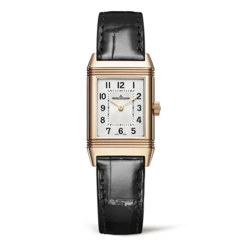 Reverso Classic Small Pink Gold / Silver / Alligator