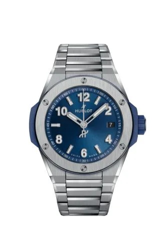Big Bang Integrated 38 Time Only Titanium / Blue