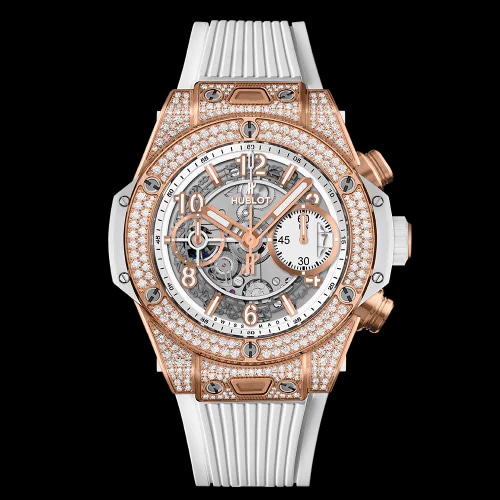 Big Bang Unico 42 King Gold / Pavé / White