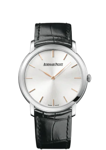 Jules Audemars 15180 Extra-Thin White Gold / Silver