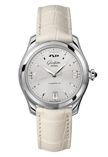 Lady Serenade Stainless Steel / Silver / Alligator - Folding