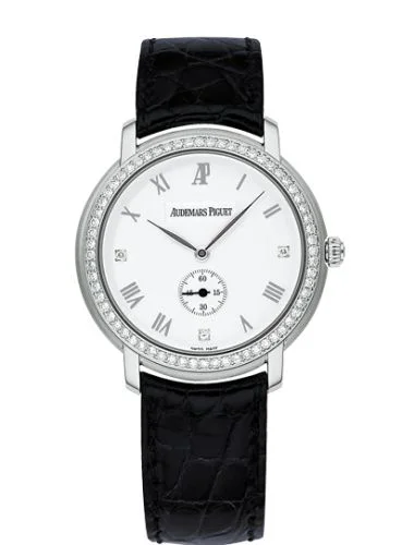 Jules Audemars Small Seconds White Gold / Diamond / Silver