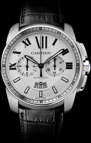 Calibre de Cartier Chronograph Stainless Steel / Silver