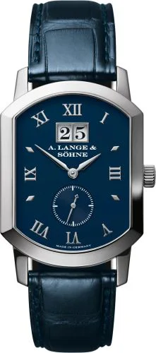 Grand Arkade Big Date White Gold / Blue
