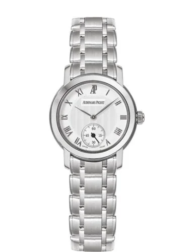 Jules Audemars Small Seconds White Gold / Silver / Bracelet
