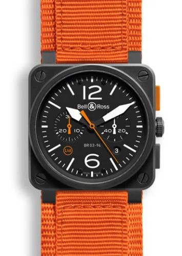 BR 03 94 Carbon Orange Chronograph