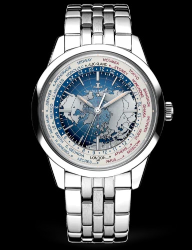 Geophysic Universal Time Stainless Steel / Bracelet