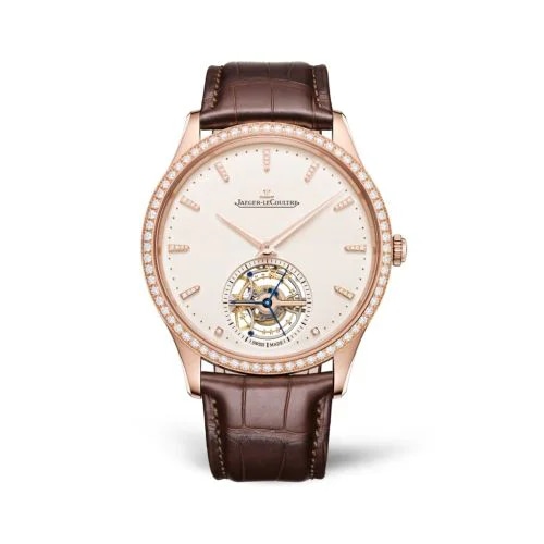 Master Ultra Thin Tourbillon Pink Gold - Diamond / Eggshell / Alligator