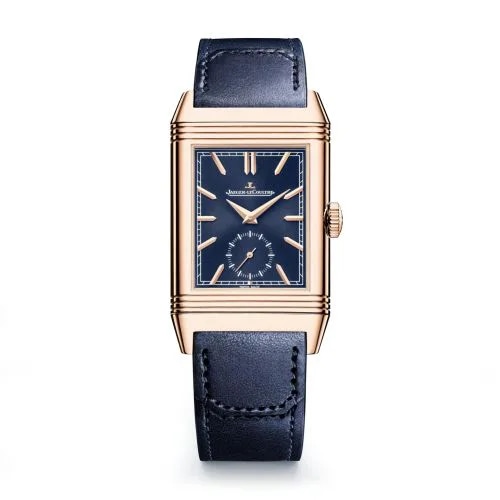 Reverso Tribute Duoface Small Seconds Pink Gold / Blue