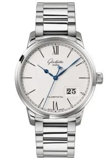 Senator Excellence Panorama Date Stainless Steel / Silver / Bracelet