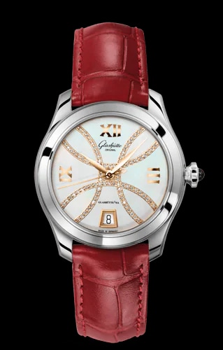 Lady Serenade Stainless Steel / MOP - Index Line / Alligator