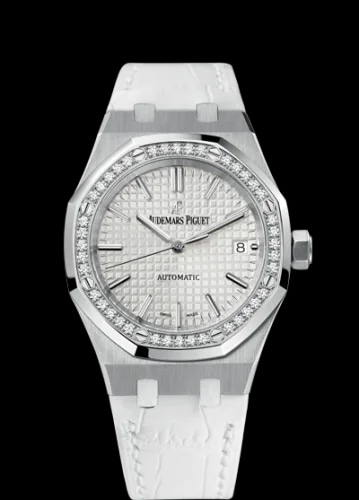 Royal Oak 15451 Selfwinding Stainless Steel / Diamond / Silver / Strap