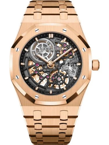 Royal Oak Extra-Thin Openworked Pink Gold
