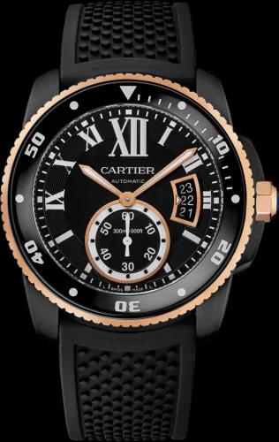 Calibre de Cartier Diver Carbon / Pink Gold