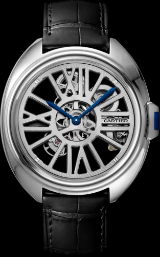 Clé de Cartier 41 Skeleton Automatic Palladium
