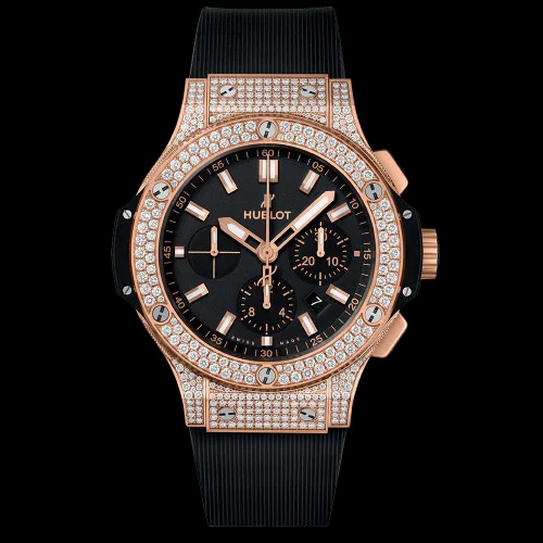 Big Bang 45 Red Gold / Pavé / Black