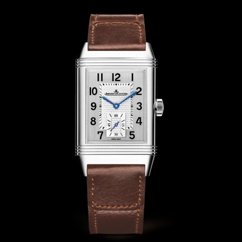 Reverso Classic Large Monoface Small Seconds Stainless Steel / Silver / Fagliano