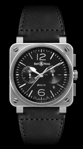BR 03 94 Steel Chronograph