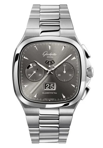 Seventies Chronograph Panorama Date Ruthenium / Bracelet