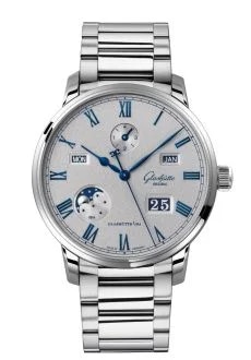 Senator Perpetual Calendar Stainless Steel / Grey / Bracelet