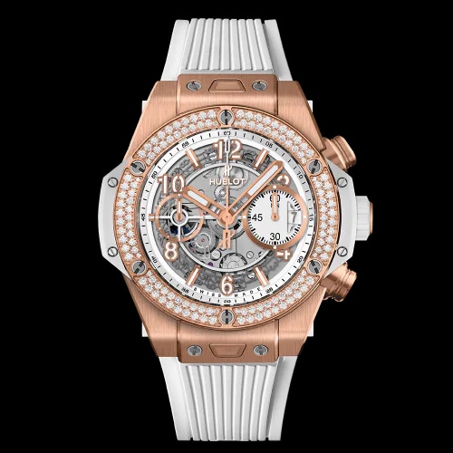 Big Bang Unico 42 King Gold / Diamonds / White