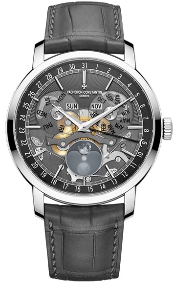 Vacheron Constantin Traditionnelle Complete Calendar Openface 18k, image 1 Vacheron Constantin Traditionnelle Complete Calendar Openface 18k, image 1