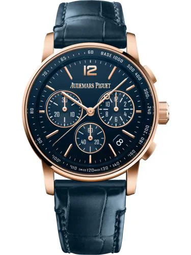 CODE 11.59 Chronograph Selfwinding Pink Gold / Blue