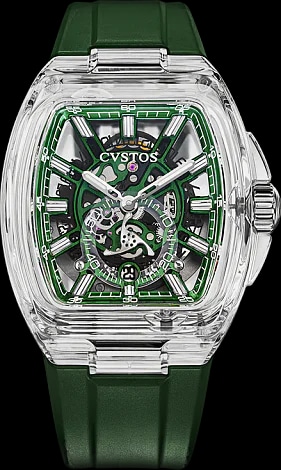 Cvstos Metropolitan PS Skeleton Sapphire Green, image 1 Cvstos Metropolitan PS Skeleton Sapphire Green, image 1