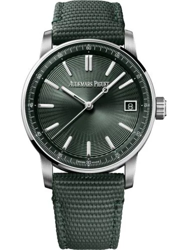 CODE 11.59 Automatic Stainless Steel / Green / Fabric