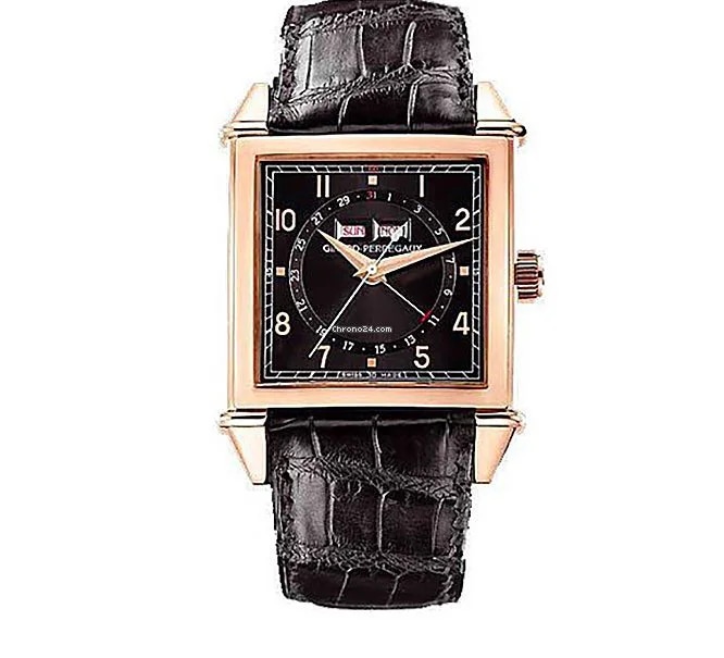 Girard Perregaux Vintage 1945 Square Triple Calendar, image 1 Girard Perregaux Vintage 1945 Square Triple Calendar, image 1