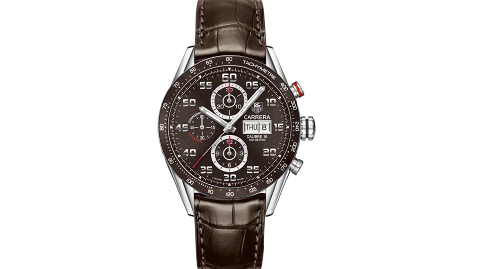 TAG HEUER CARRERA CALIBRE 16 DAY DATE AUTOMATIC CHRONOGRAPH 43 MM, image 1 TAG HEUER CARRERA CALIBRE 16 DAY DATE AUTOMATIC CHRONOGRAPH 43 MM, image 1