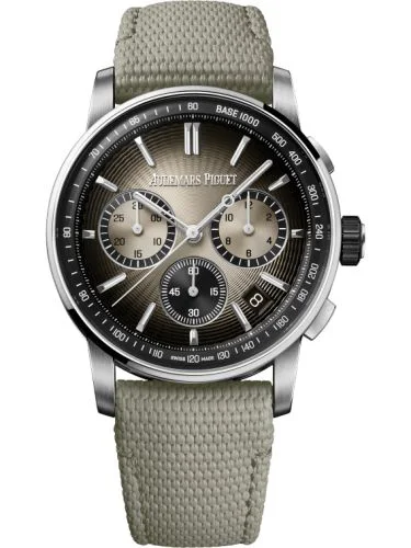 CODE 11.59 Chronograph Selfwinding Stainless Steel - Ceramic / Beige / Fabric