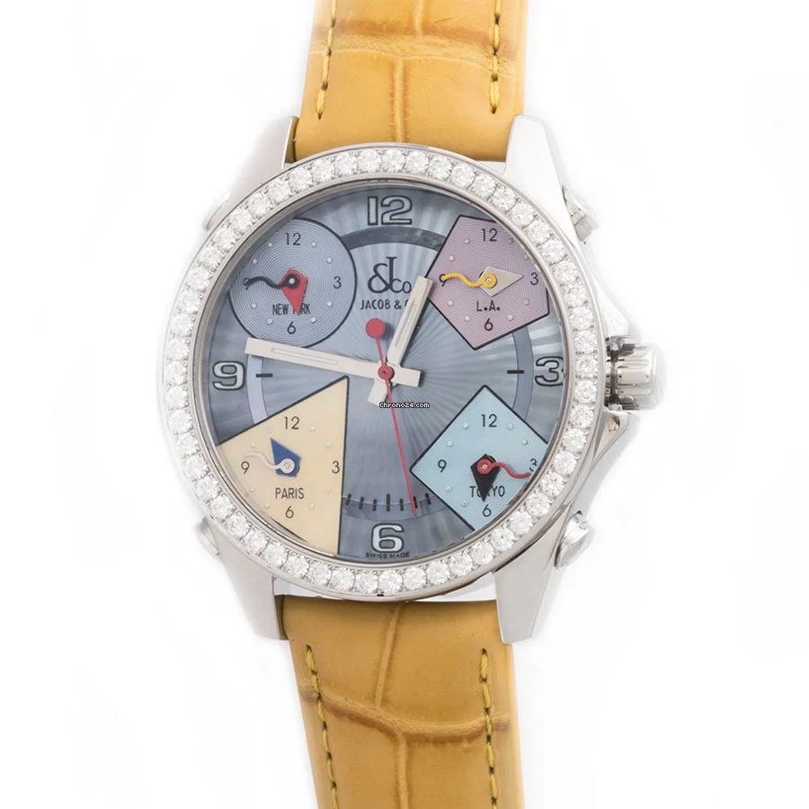 Jacob & Co. Five Time Zone JCM24DA, image 1 Jacob & Co. Five Time Zone JCM24DA, image 1