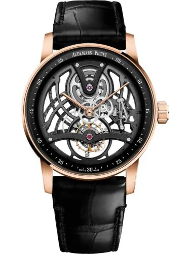 CODE 11.59 Tourbillon Openworked Red Gold / Black
