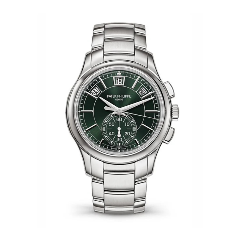Patek Philippe Annual Calendar Chronograph Green Dial, image 1 Patek Philippe Annual Calendar Chronograph Green Dial, image 1