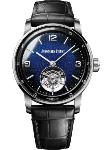 CODE 11.59 Tourbillon Selfwinding White Gold / Blue Aventurine