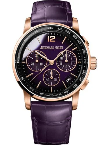 CODE 11.59 Chronograph Selfwinding Pink Gold / Purple
