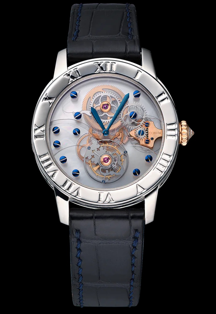 Corum Platinum Skeletonized Sapphire Tourbillon, image 1 Corum Platinum Skeletonized Sapphire Tourbillon, image 1